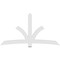 Ekena Millwork Davenport Architectural Grade PVC Gable Bracket, 96"W x 52"H x 2"D x 6"F, 13/12 Pitch GBP096X52X0206DAV00 - alternate 2